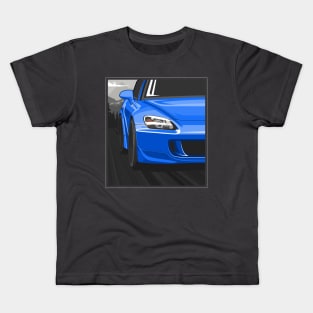 Honda S2000 AP2 Rolling - Apex Blue Kids T-Shirt